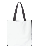 Liberty Bags PSB1516 Sublimation Medium Tote Bag in White/ black