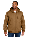 Harriton M722 Unisex ClimaBloc® Heavyweight Hoode in Duck brown