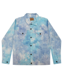 Tie-Dye 9050 Unisex Denim Jacket in Lagoon