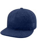 J America 5515 Adult Natural Cap in Navy