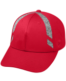 J America 5519 Adult Transition Cap in Red