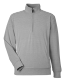 J America 8760 Unisex Element Fleece Quarter-Zip in Grey