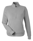 J America 8762 Ladies' Element Fleece Quarter-Zip in Grey