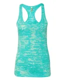 Next Level 6533 Burnout Razor Tank TAHITI BLUE