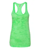 Next Level 6533 Burnout Razor Tank NEON GREEN