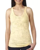 Next Level 6533 Burnout Razor Tank BANANA CREAM