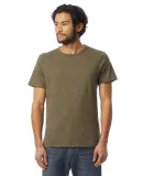 Alternative Apparel 6094S1 Keeper Weathered Slub T in Dark olive