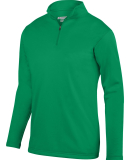 Augusta Sportswear 5507 Wicking Fleece Quarter-Zip in Kelly