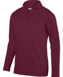 Augusta Sportswear 5507 Wicking Fleece Quarter-Zip in Maroon