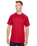 Augusta Sportswear 1565 Attain Two-Button Jersey in Red