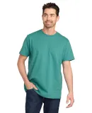 US Blanks US2000 Men's Made in USA Short Sleeve Cr in Evergreen