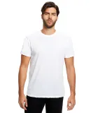 US Blanks US2000R Men's Short-Sleeve Recycled Crew in White