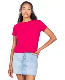 US Blanks US521 Ladies' Short Sleeve Crop T-Shirt in Brick red