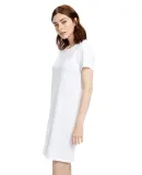 US Blanks US401 Ladies' Cotton T-Shirt Dress in White