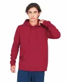 US Blanks US4412 Men's 100% Cotton Hooded Pullover in Brick