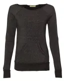 Alternative Apparel AA9582 Ladies Maniac Sweatshir ECO BLACK