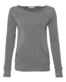 Alternative Apparel AA9582 Ladies Maniac Sweatshir ECO GREY