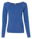 Alternative Apparel AA9582 Ladies Maniac Sweatshir EC TR PACIF BLUE