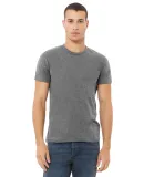 CANVAS 3001U Unisex USA Made T-Shirt in Deep heather