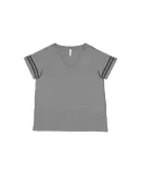 LA T 3837 Curvy Collection Women's Vintage Footbal GRN HTH/ VN SMK