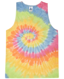 Tie-Dye CD3500 Adult 5.4 oz. 100% Cotton Tank Top in Eternity