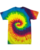 Tie-Dye CD1160 Toddler T-Shirt in Reactive rainbow