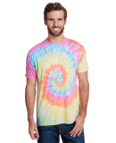 Tie-Dye CD1090 Adult Burnout Festival T-Shirt in Pastel