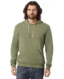 Alternative Apparel 9595F2 Pullover Hoodie in Eco tr army grn