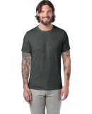 AA1973 Alternative Apparel Unisex Eco Heather Crew in Eco black