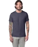 AA1973 Alternative Apparel Unisex Eco Heather Crew in Eco true navy