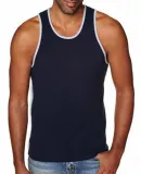 Next Level 3633 Men's Jersey Tank in Mid ny/ hthr gry