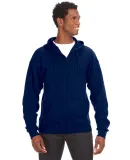 J. America - Premium Full-Zip Hooded Sweatshirt -  NAVY