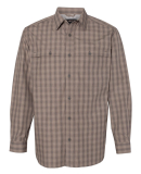 DRI DUCK 4465 Paseo Plaid Shirt KHAKI