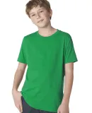 Next Level 3310 Boy's S/S Crew  in Kelly green