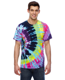 H1000 Tie-Dyes Adult Tie-Dyed Cotton Tee in Flashback