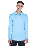 8405LS UltraClub® Adult Cool & Dry Sport Long-Sle COLUMBIA BLUE