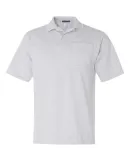 436 Jerzees Adult Jersey 50/50 Pocket Polo with Sp ASH