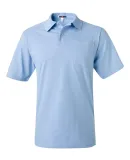 436 Jerzees Adult Jersey 50/50 Pocket Polo with Sp LIGHT BLUE