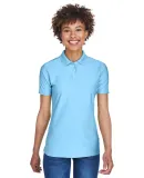 8414 UltraClub® Ladies' Cool & Dry Elite Performa COLUMBIA BLUE