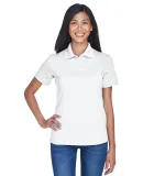 8445L UltraClub Ladies' Cool & Dry Stain-Release P WHITE