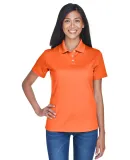 8445L UltraClub Ladies' Cool & Dry Stain-Release P ORANGE