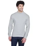 8510 UltraClub® Adult Egyptian Interlock Cotton L HEATHER GREY