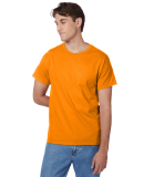 5250 Hanes Authentic Tagless T-shirt in Safety orange