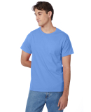 5250 Hanes Authentic Tagless T-shirt in Carolina blue