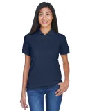 8530 UltraClub® Ladies' Classic Pique Cotton Polo NAVY