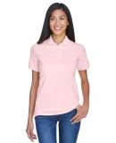 8530 UltraClub® Ladies' Classic Pique Cotton Polo PINK