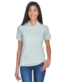 8530 UltraClub® Ladies' Classic Pique Cotton Polo SILVER