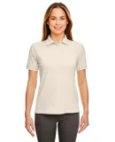 8530 UltraClub® Ladies' Classic Pique Cotton Polo STONE