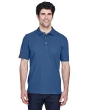 8535 UltraClub® Men's Classic Pique Cotton Polo INDIGO