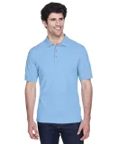 8535 UltraClub® Men's Classic Pique Cotton Polo CORNFLOWER